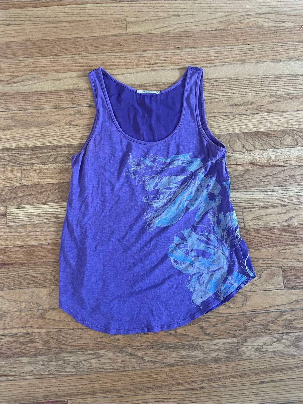 Flowy purple tank top